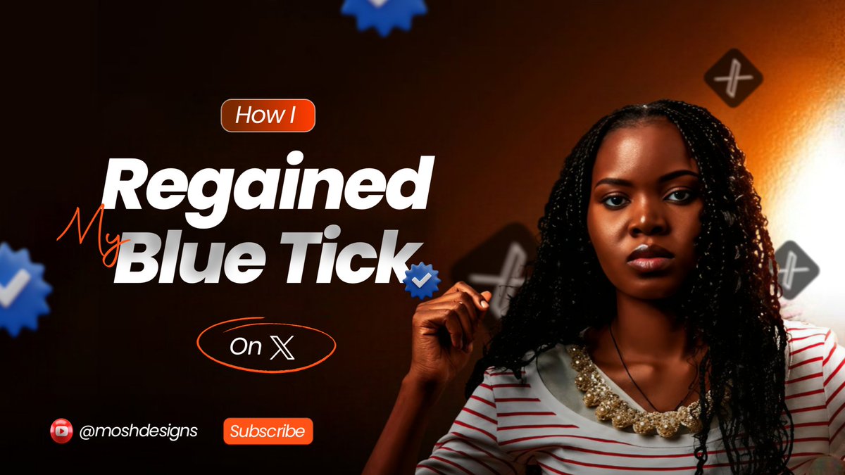adeosun_moshood's tweet image. Day 1/21.

“How I regained my blue tick on X” 👀

No more hiding my work.
Just consistency + visibility from here on.

Let’s build in public.

#DesignSprint #DesignSprintDay01 #TheDesignWave #DesignNigeria #21DaysOfDesign #DesignConsistency