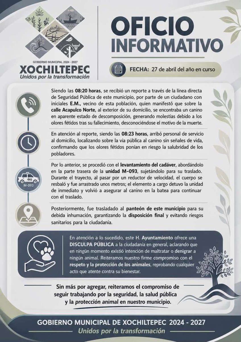 CallejeroPue's tweet photo. #Seguridad |😓Así captaron a los policías de la patrulla M-093 de la Policía de #Xochiltepec. El Ayuntamiento ofreció disculpas y afirmó que se trataba del cadáver de un perro que levantaron afuera de una casa, y que salió de la batea al pasar un tope. https://t.co/VzVgIegko5