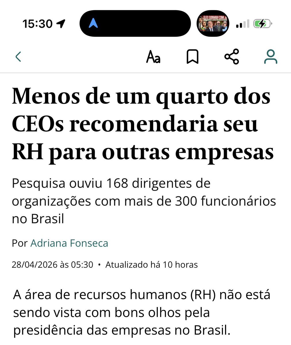 Empresários, entendam uma coisa:

RH não existe para organizar festa, conduzir processo seletivo e distribuir benefício.

RH estratégico existe para colocar a pessoa certa no lugar certo, ser parceiro do Business, cobrar performance, desenvolver liderança e proteger a cultura da