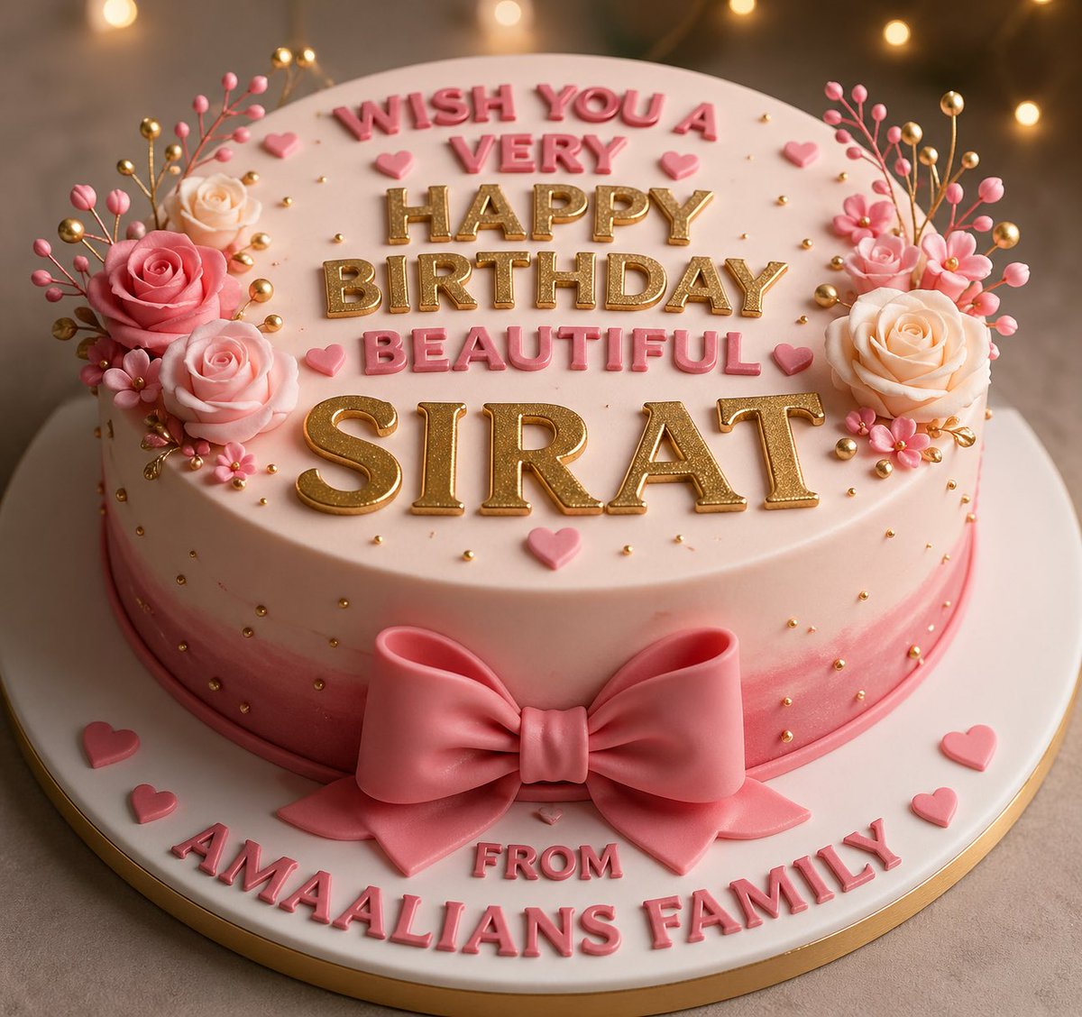 Wish you a very happy birthday, beautiful  <a href="/siratjahan89896/">siratjahan</a> 🤍✨  

May Allah bless you with endless success, happiness, good health, and all the prosperity in this world. You truly deserve every bit of joy and love that comes your way.  

We Amaalians are honestly so lucky to