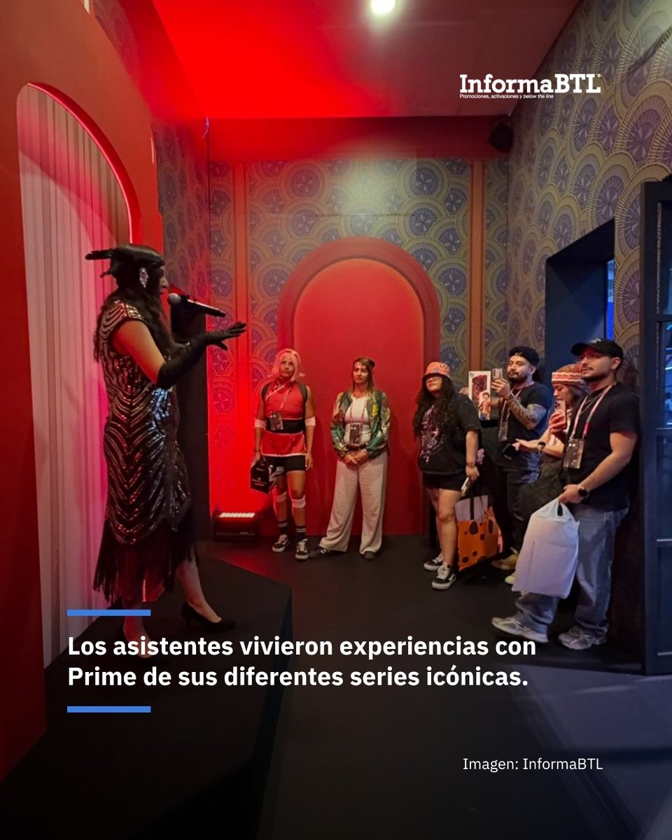 InformaBTL's tweet image. #AmazonPrime estuvo presente en la #CCXP México 2026 con #experiencias inmersivas para #TheBoys y la nueva serie protagonizada por #NicolasCage, #SpiderNoir.

Los asistentes disfrutaron de la ambientación realizada por #TolkaEstudio.

¿La visitaste? Si no, acá hay fotos.
