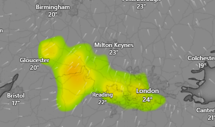 Worldgeoo's tweet photo. THUNDERSTORMS ARE POSSIBLE DURING FRIDAY

Risks include

Small hail
Gusty winds
Isolated flooding

I will keep you guys covered once weather models update!

#Weather #Thunderstorms #WX https://t.co/YgVJInBjsV