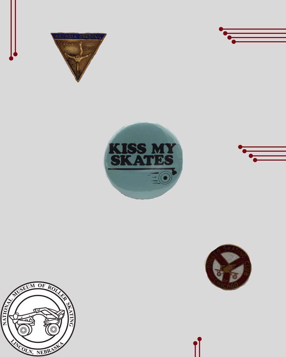 rollersk8museum's tweet photo. Did you know the museum has a wide range of pins? Do you have any pins that share your skating pride?

#nationalmuseumofrollerskating #artifact #nmrs #materialhistory https://t.co/cJ6e80aXOE