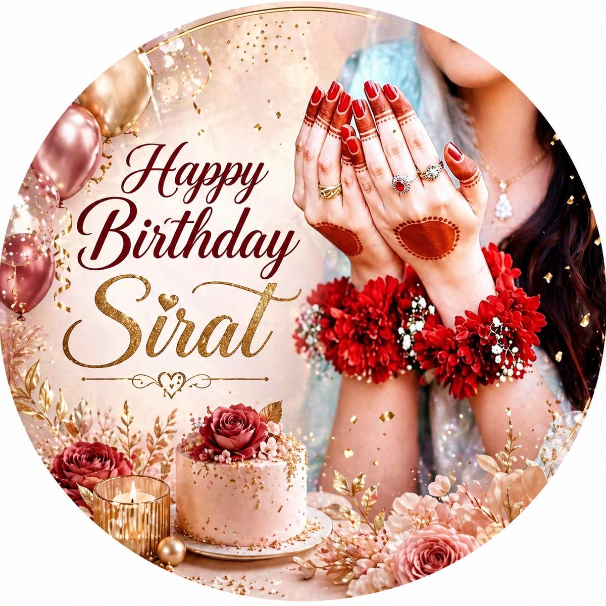 Janamdin ki dher saari shubhkamnaye🥳<a href="/siratjahan89896/">siratjahan</a>. Wishing you "Zarurat Se Zyada" success and happiness this year nd ahead🤗
Tum humesha healthy raho aur jaldi se tumhari dono achhi wali wish poori ho jae(IYKYK)😉
Bs humesha khush raho aur aise hi amazing drafts banati raho❤️