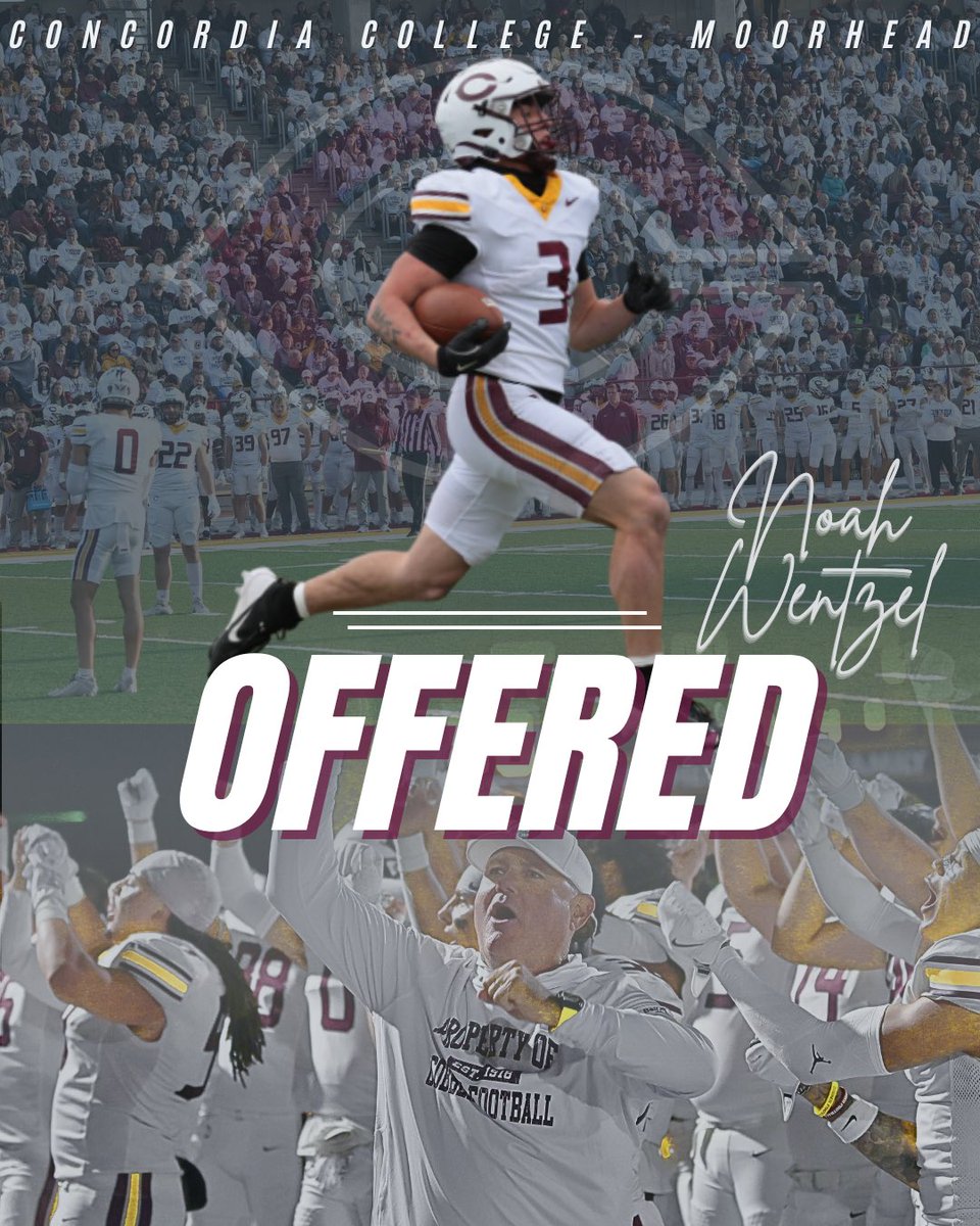 WentzelNoah1's tweet photo. Thank you @Cobber_Football for the offer!!!  
@CoachJPollock 

@PrepRedzoneMN @DelanoFootball @WPRussek68 https://t.co/7QOHz7BiIl