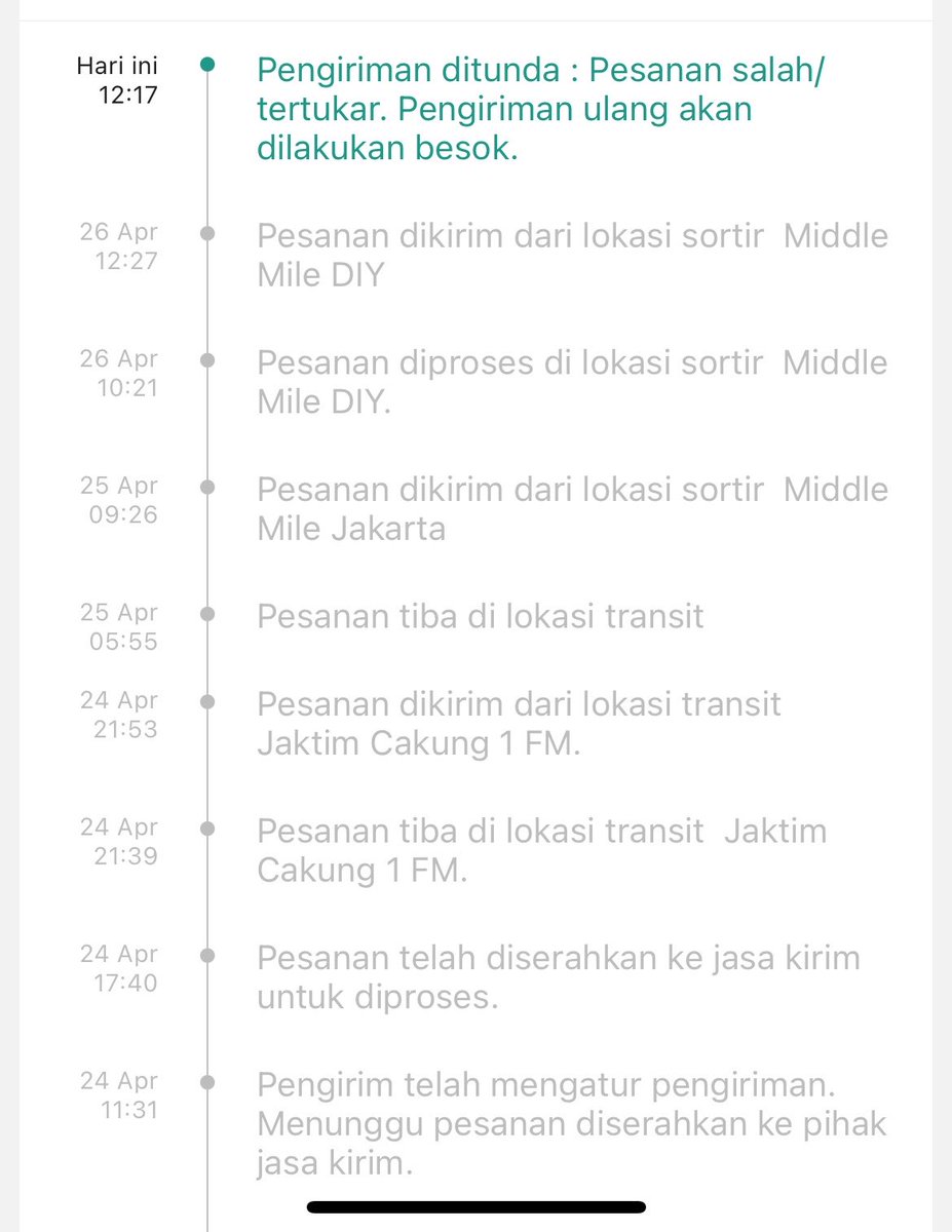 icikbosch's tweet photo. ini kenapa ya @ShopeeID udah lewat estimasi banget https://t.co/V6XAekuInQ
