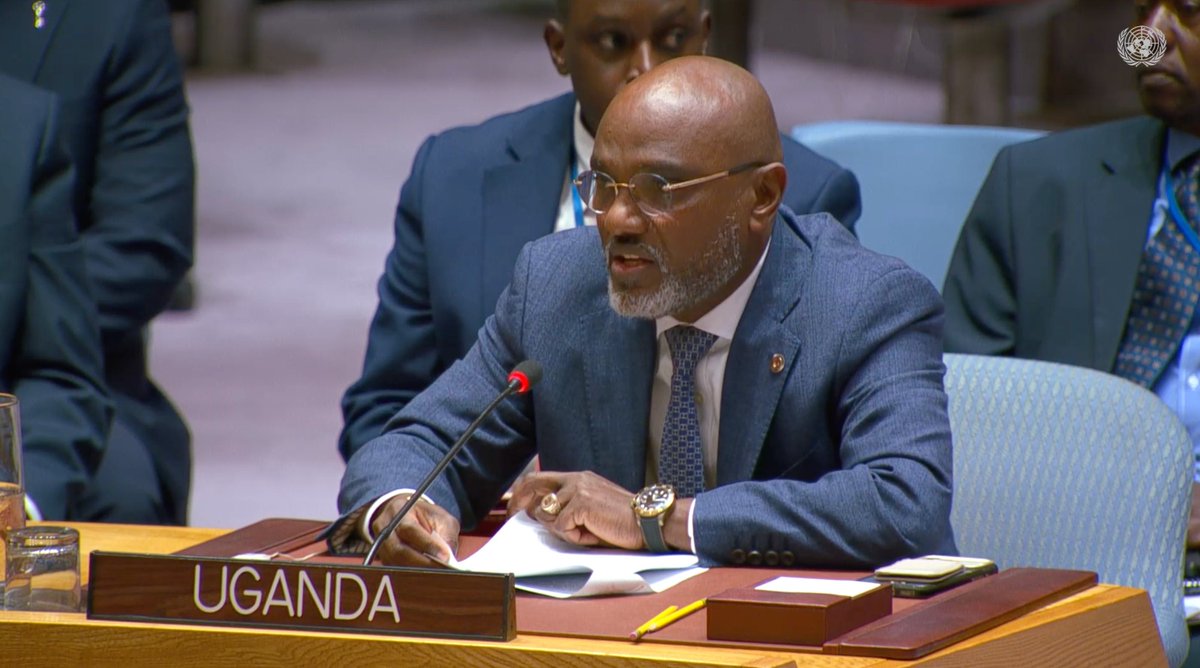 adam_kungu's tweet image. #Uganda, in its capacity as Chair of the Non-Aligned Movement (NAM), has delivered a strong statement at the United Nations Security Council, calling for an immediate end to hostilities in Gaza and urgent international action to address what it described as a “historic and grave