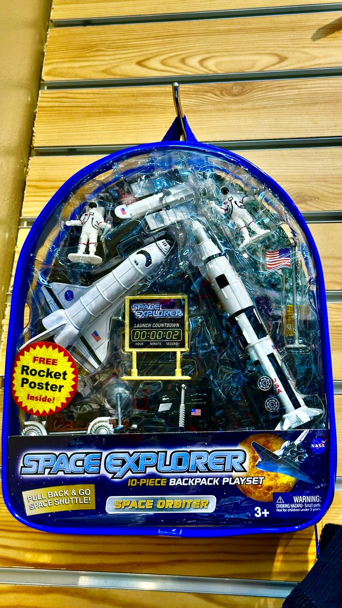 AdamRussel66622's tweet image. Space Explorer Backpack Playset - Space Orbiter 

#Space #SpaceExplorer #Backpack 
#Playset #Merchandise #Product #Collectible #Spaceorbiter #orbiter #America #usa