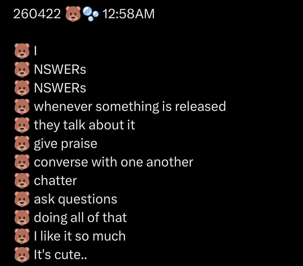 apples 🎼 heavily serenading tweet media