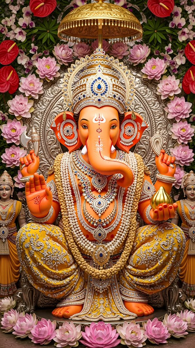 Arunkr750's tweet image. ॐ गं गणपतये नमः🙏🚩

वक्रतुण्ड महाकाय सूर्यकोटि समप्रभ।

निर्विघ्नं कुरु मे देव सर्वकार्येषु सर्वदा॥

​प्रथम पूज्य, विघ्नहर्ता भगवान श्री गणेश जी आप सभी के जीवन में सुख, शांति और समृद्धि लाएं। 🌺🙏

​#जय_श्री_गणेश #GanpatiBappaMorya #WednesdayWisdom