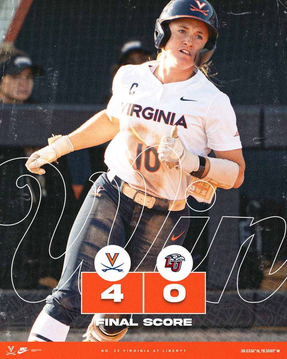 UVASoftball's tweet image. The Hoos close out the regular season with the shutout on the road!

#GoHoos | #4for40 | #PeopleMakeThePlace