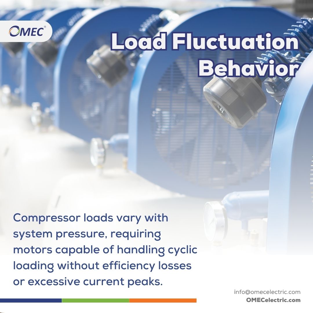 OMECElectric's tweet photo. How do electric motors handle dynamic loads in compressor systems?
Proper sizing and control ensure efficiency and stability under fluctuating pressure conditions.🌐 https://t.co/t36oCE2ugD 📧 info@omecelectric.com
 #ElectricMotors #BetterDriveBetterLife #OMEC #CompressorSystems https://t.co/JPtbZO9K8Z