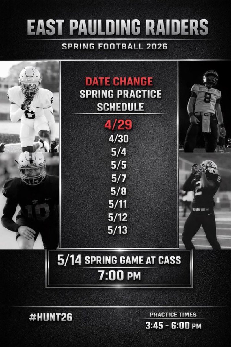 kj_kennedy4's tweet image. 9 months ago ➡️ now
4 months of off-season consistent work.
Stronger. Faster. More disciplined.
Now it’s time to work. Spring ball starts tomorrow. 💪🏾🙏🏾

Philippians 4:13

#TrustTheProcess #NoDaysOff #GodsPlan #GodisFaithful #Hunt26

@Coach_Mims2 @Coach_SMurray @Coach_Gaither