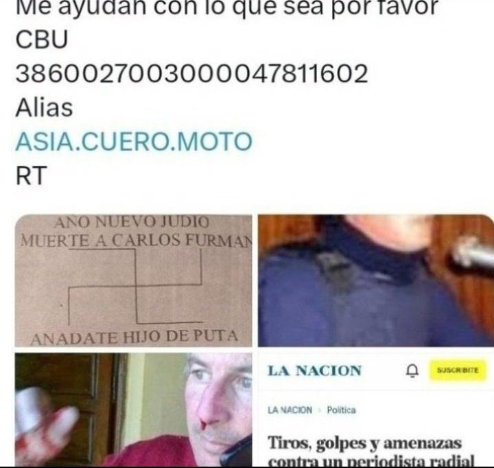 Carlos Elías Furman periodista tweet media