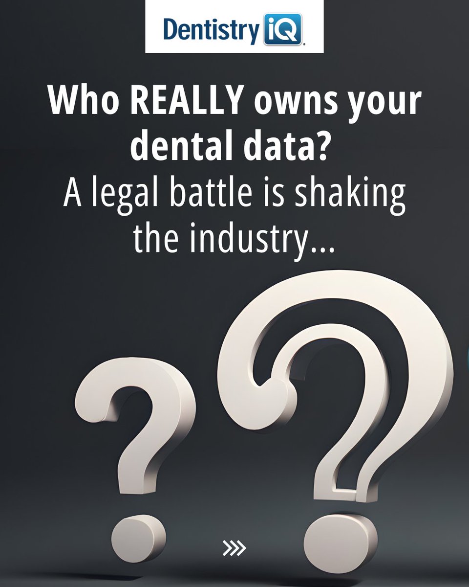 DentistryIQ's tweet image. The dental industry is facing a major shift... and it all comes down to data ownership.

This isn’t just about software… it’s about control, privacy, and the future of care.

Learn more: dentistryiq.com/newsworthy/ind…

#DentistryiQ
#DentalIndustry 
#HealthTech 
#PatientData