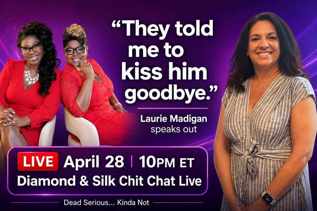 madigan_maddog's tweet photo. 🚨🚨💣Join the conversation tonight!!! 

Tonight (4/28) I go live on Diamond & Silk Chit Chat Live to share my story and speak out on what matters most.

🗓 Tonight
⏰ 10PM ET
📺 Watch on LindellTV, Facebook & Rumble

Your voice matters too—be part of the conversation. Silk reads comments on the air. 

👉 Tune in. Listen. Share.

@RealLindellTV @DiamondandSilk 

#GodWins #MaddogStrong #standardofcare #CrimesAgainstHumanity #abuse
