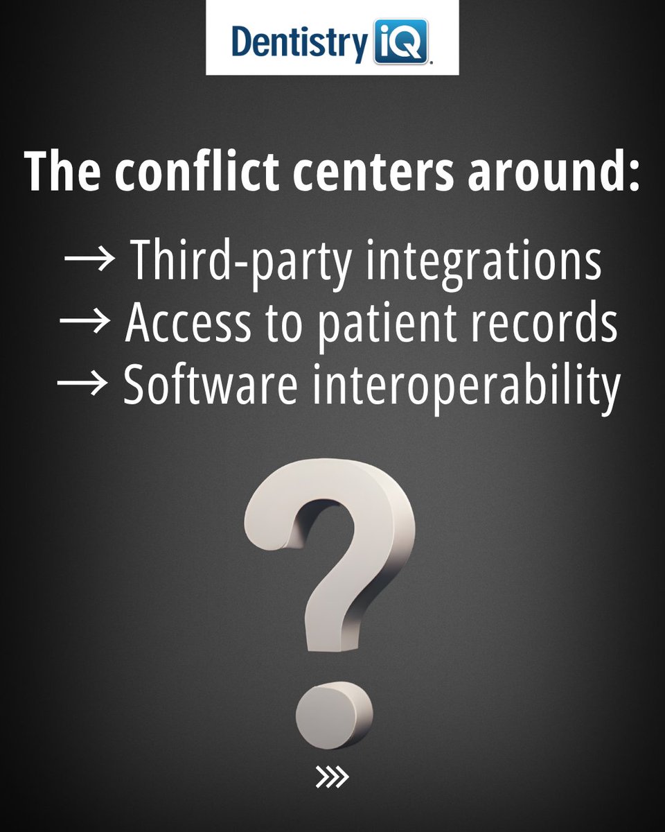 DentistryIQ's tweet image. The dental industry is facing a major shift... and it all comes down to data ownership.

This isn’t just about software… it’s about control, privacy, and the future of care.

Learn more: dentistryiq.com/newsworthy/ind…

#DentistryiQ
#DentalIndustry 
#HealthTech 
#PatientData