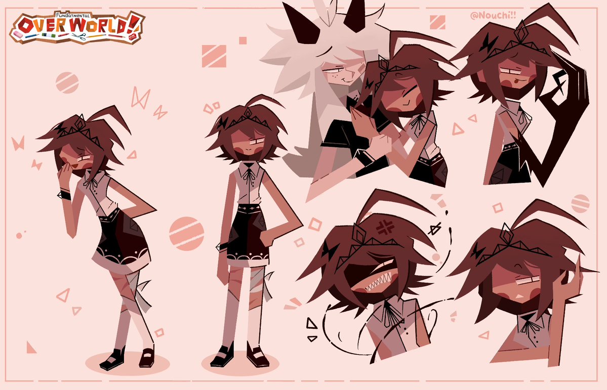 Nouchii_12's tweet image. Alice reference sheet - Fundamental OverWorld!
#katieverse
#fundamentalpapereducation #fpe
#alicefpe
