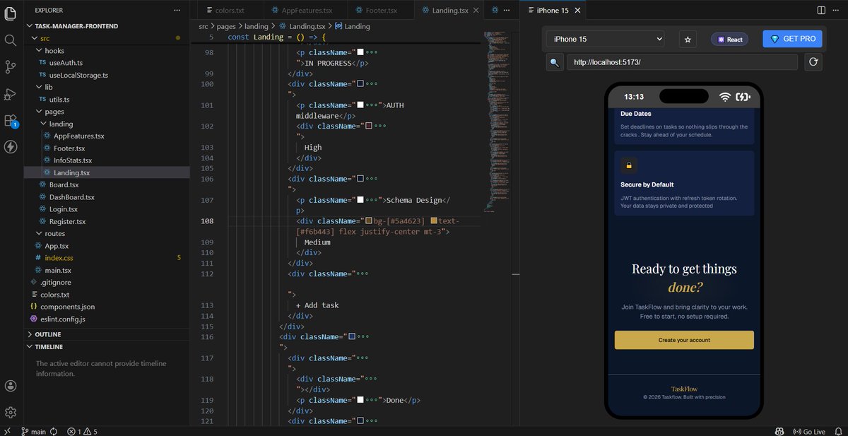 AFCNIFEMI's tweet image. Day 7 : Completed both landing page and login pages complete with responsive design and data authentication #buildinpublic #fullstackdev #reactjs #javascript