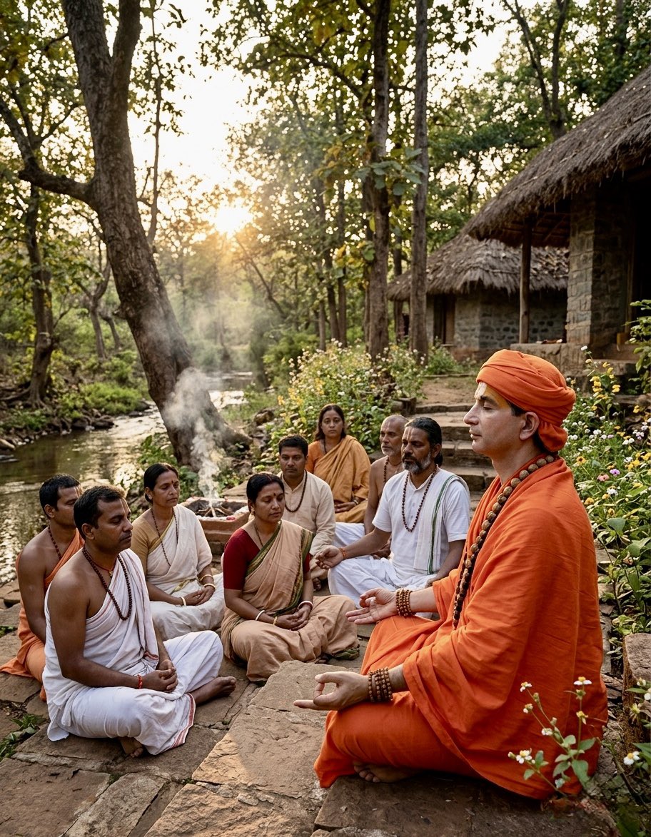 जीवन परिवर्तनशील है; परिस्थितियाँ, लोग, अनुभव… सब प्रवाह में हैं।
पर जो भीतर स्थिर हो जाता है, वह इस परिवर्तन के बीच भी अडिग बना रहता है।
“अचलोऽयं सनातनः।” आत्मा अचल और सनातन है।
स्थिरता का अर्थ रुक जाना नहीं, यह भीतर केंद्रित रहना है, जहाँ बाहरी हलचल अंतर की शांति को छू नहीं