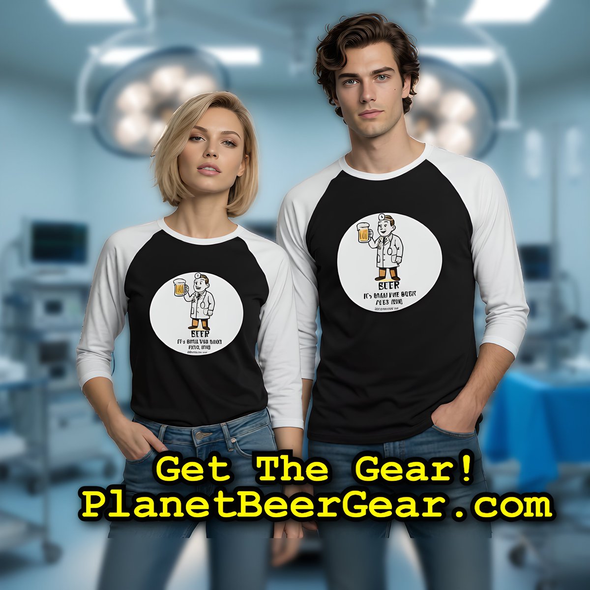 PLANETBEER1's tweet image. "BEER: It's Good For What Ales You!" 🍺🩺
Designs For Everyone!
Get The Gear Here! PlanetBeerGear.com
20% Off Everything Today Only!! #Tshirt #Clothing #sale