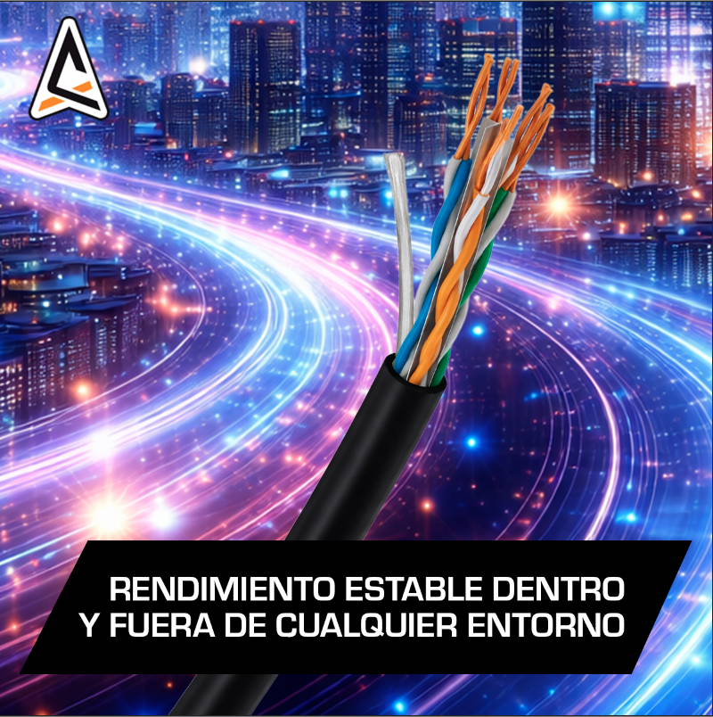 condumex_latam's tweet image. El Cable UTP Categoría 6 para uso interior y exterior ofrece mayor capacidad de transmisión y menor interferencia, gracias a su conductor de cobre sólido 23 AWG y su diseño con cruceta (Cross Web), que optimiza el desempeño de la señal.

#Condumex #ConduceMiEnergía #Cables