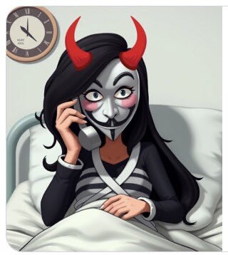 asperitae's tweet image. - L'autre jour, #Dieu a été miséricordieux en s'abonnant à mon compte et en m'offrant 3 ❤️. Un investissement pour s'assurer que je ne suis pas le chaperon rouge. Ça a dû lui coûter un bras‼️Du coup, je suis allée chez #Baphomet aux pays des merveilles avec Alice Cooper...😭😭😭