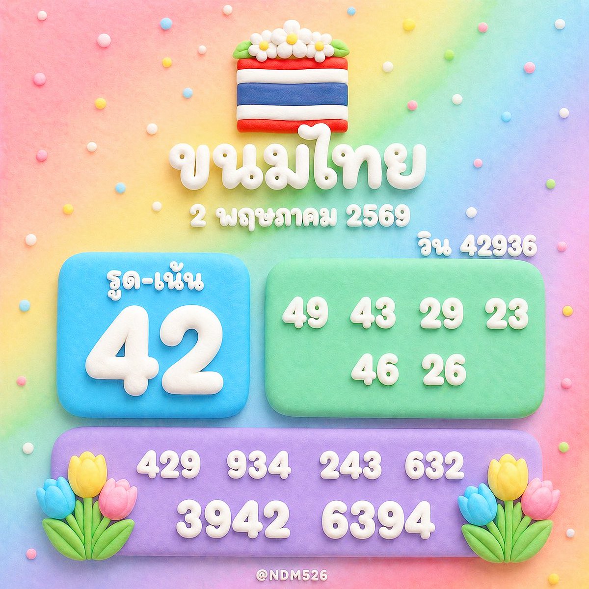 🌸 ｡ﾟ･ น้องดอกไม้ tweet media