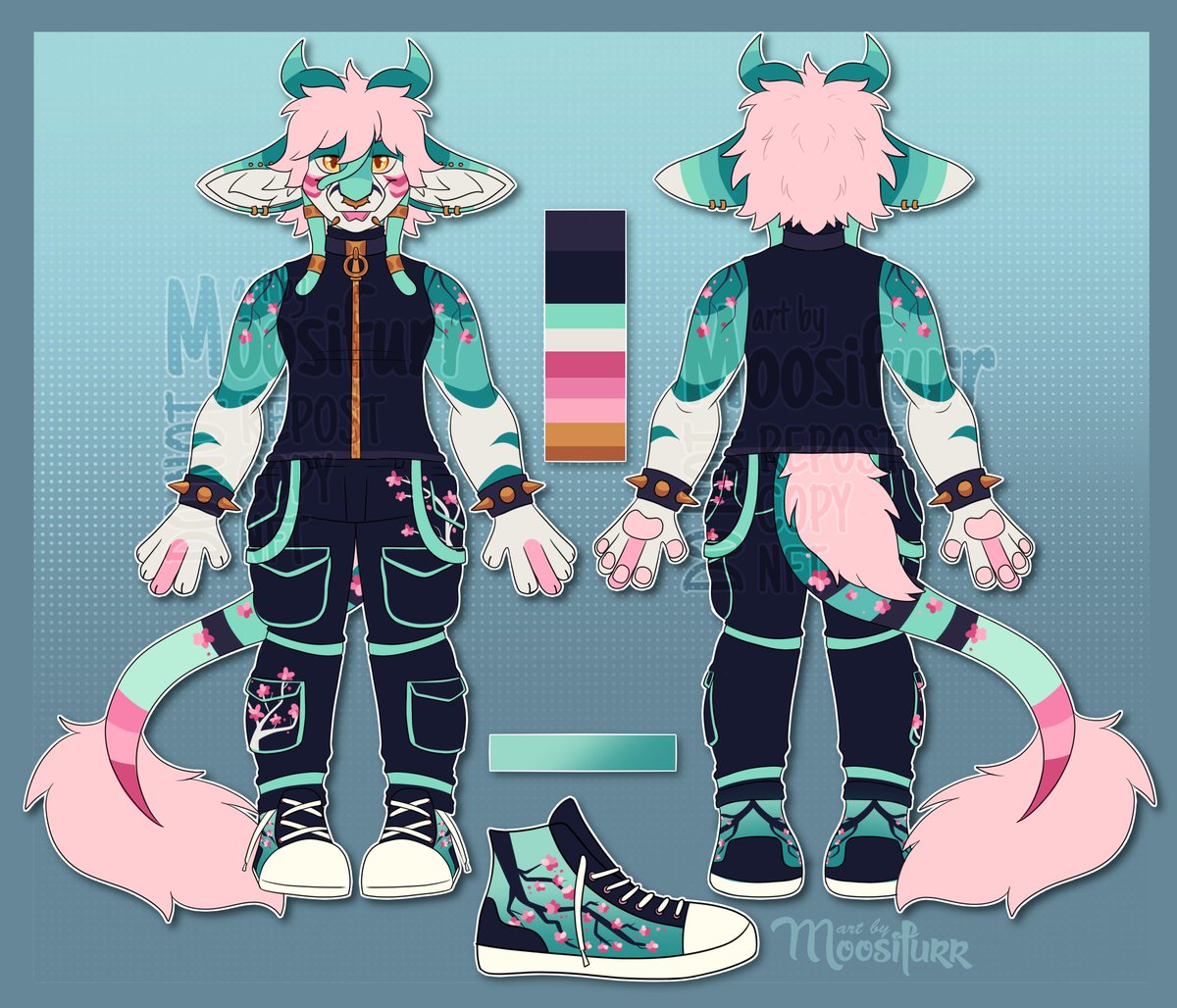 Moosifurr_'s tweet photo. Outfit design + ref for @Starsidem
My comms are open on VGen!
#Vgencomms #furryart #refart https://t.co/uTRrDlIsdx