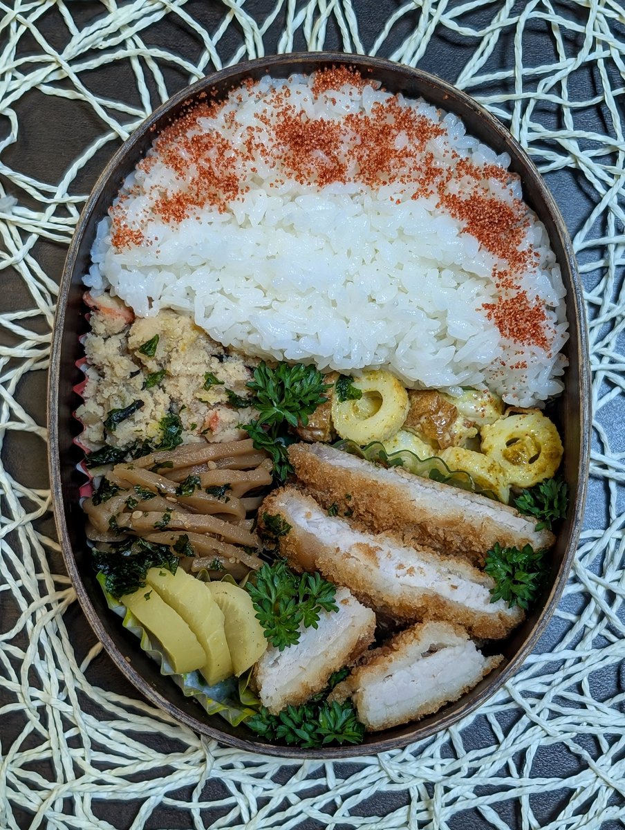 パセリだからけじゃないですよ～夫のお弁当256 kitchenfufu.blog.jp/archives/46047…
＃お弁当日記
＃お弁当記録
＃お弁当