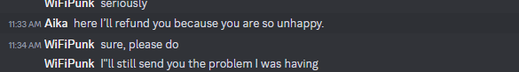 WiFiPunk's tweet photo. Sad but fitting to see the demon horns in the vrchat accessories shop are made by Aika

The same creator who offered me a refund I never asked for, refused to follow through, and then told me to file a false chargeback so they could ban me from their shop💀 https://t.co/lM4RL2L099