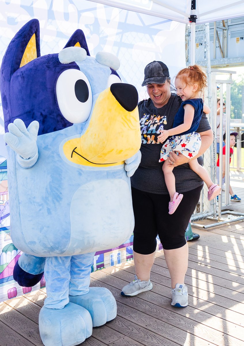 HbgSenators's tweet photo. Bluey is BACK this summer! 💙 ☀️ 

Come out to the ballpark on Sunday, June 7th, to meet Bluey! 

🔗 Get your tickets here ➡️ https://t.co/KDxcQpj454 https://t.co/2CNgoJgTZZ