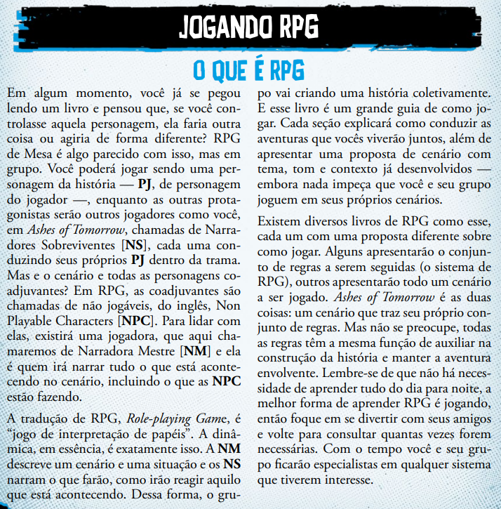 camillo_allan's tweet photo. BORA DE TREND ENTÃO! Em #AshesOfTomorrowRPG RPG é sobre se colocar na história, mudar o rumo da narrativa aqui TODOS SÃO NARRADORES a história está em constante mudança e o controle narrativo também (as vezes ta fora de controle total) https://t.co/O5z8Vwf9HG