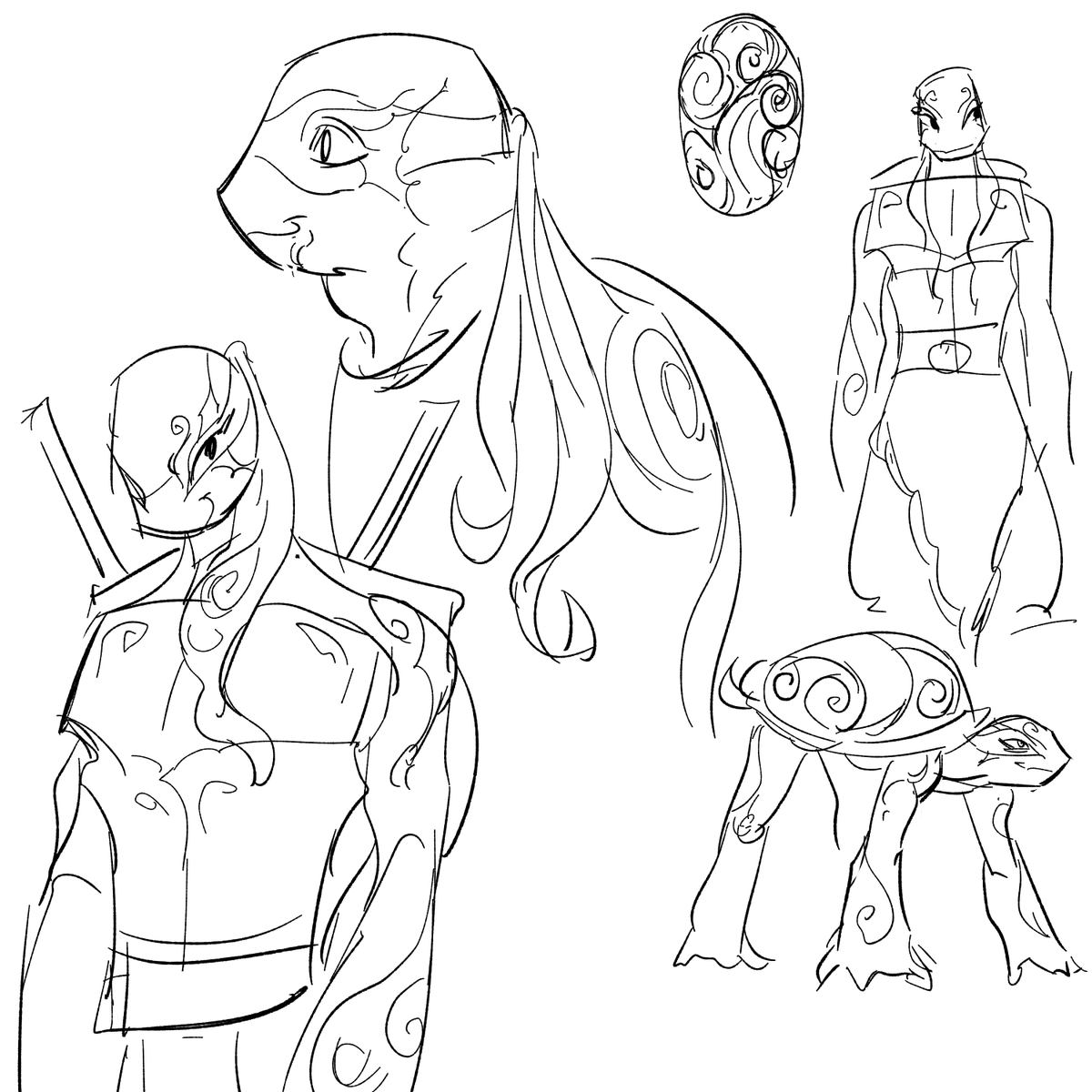 altadesik's tweet photo. I'm too scared of posting doodles on main now but I'm watching #tmnt 2003 and it's peak? https://t.co/yjQM1W0cyN