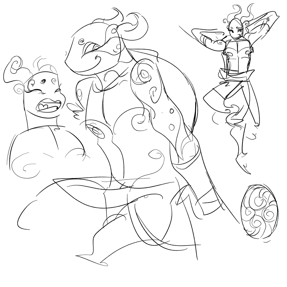 altadesik's tweet photo. I'm too scared of posting doodles on main now but I'm watching #tmnt 2003 and it's peak? https://t.co/yjQM1W0cyN