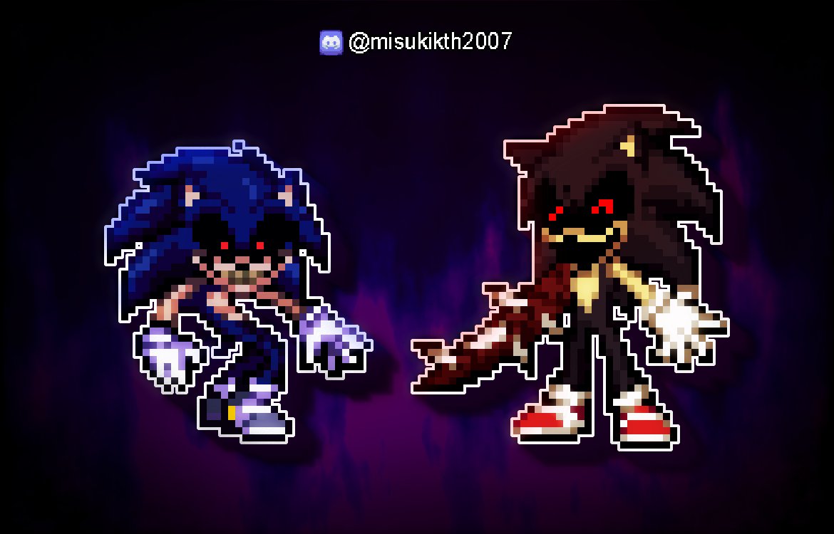 MKissume's tweet photo. Hihihi Hahaha

#sonic #sonicthehedghehog #execommunity #sonicexe #2011X #kolossos #outcomememories #pixelart #sprite https://t.co/3eemVrLvaJ