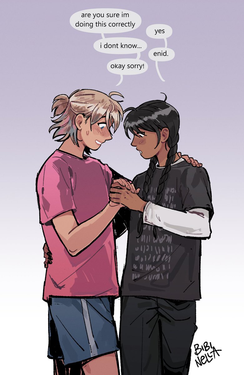 Little dance lesson 😌 #wednesday #wenclair