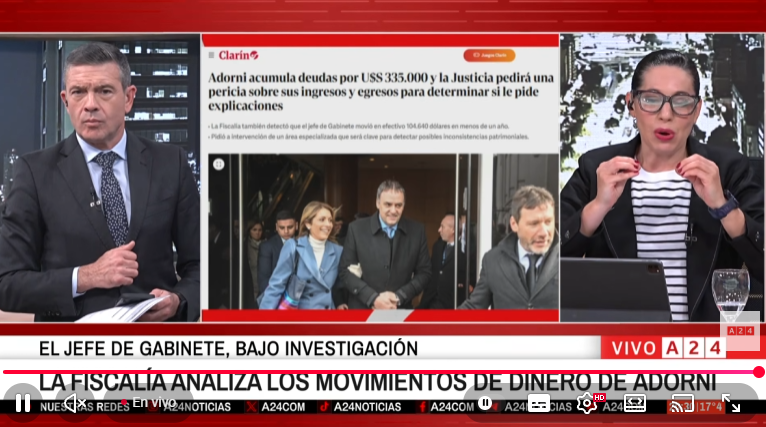 Che, al final el quilombo de adorni era que debia guita. Si lo meten en cana por eso, vamos todos adentro !!

#Adorni #Opereta