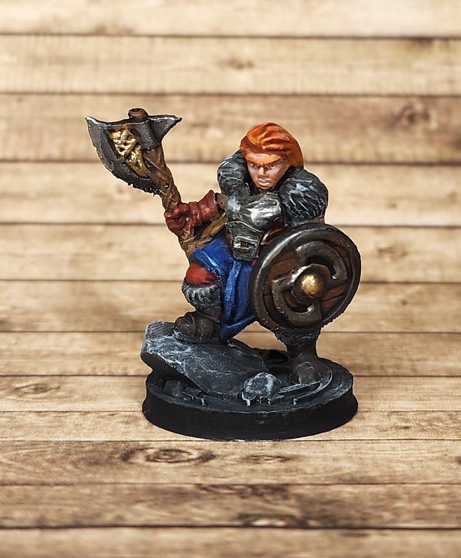 jormi_boced's tweet image. Painted Dwarf Warrior #minipainting