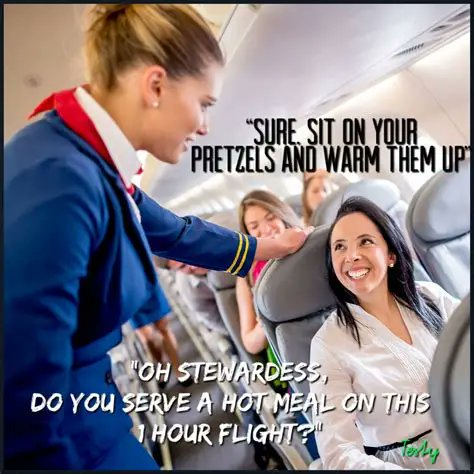 Neilfan12's tweet image. ✈️👩‍✈️🍽 #Stewardess #HotMeal #Tips 💡👩‍✈️✈️