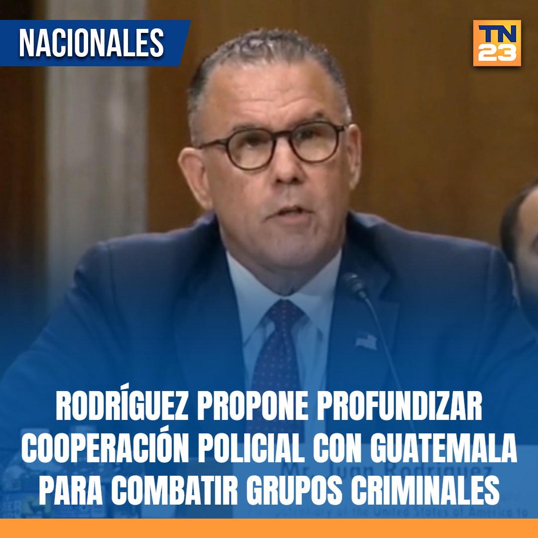 TN23NOTICIAS's tweet photo. #Rodríguez #propone #profundizar #cooperación #policial con #Guatemala para #combatir grupos criminales ➡️ https://t.co/LBOaoFVb2x https://t.co/WupRDmKGI6