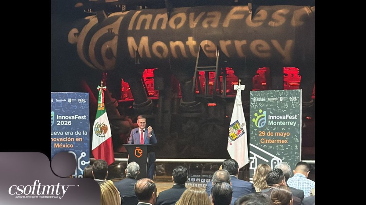 Csoftmty's tweet image. El Csoftmty presente en la Rueda de Prensa de #InnovaFest2026.

🚀 Postúlate al Premio a la Innovación Mexicana 2026: innovafest.mx/files/Convocat…

🔗Visita: innovafest.mx

#Innovación #Tecnología #TransformaciónDigital @SE_mx #Csoftmty #Digitalización