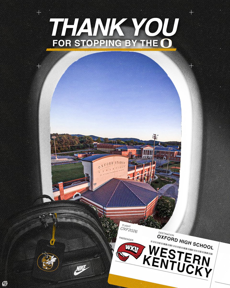 OldGoldFB's tweet photo. Thank you to Western Kentucky for recruiting Oxford! https://t.co/G9rXelpNXg