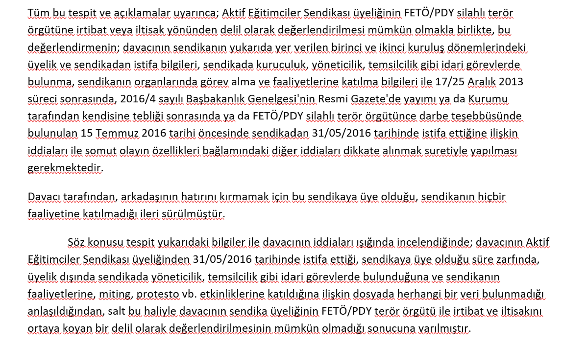 MahmutLevent44's tweet photo. ☑️☑️Aktif Eğitimciler Sendikasına üye olma
☑️☑️ Ban Asya’ya para yatırma iddiaları bulunan davacı hakkında Danıştay 5. Dairesinin  02/12/2025 tarihinde oybirliğiyle verdiği kararda;   davanın reddi yönünde verilen İdare Mahkemesi kararı hukuka aykırı bulunmuştur.
Kararın gerekçesini sizlerle paylaşıyoruz.