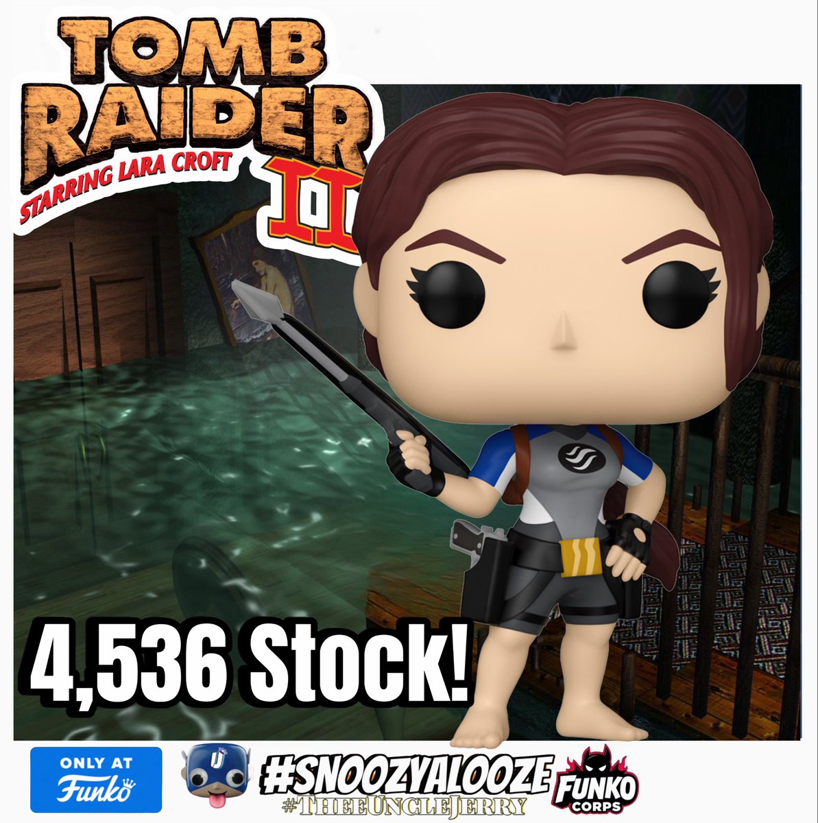 TheeUncleJerry's tweet image. 🗣️ STOCK/DROP UPDATE!! 🚀

Stock loaded..

TOMB RAIDER
• Pop! Lara Croft (TR2 Diving Suit)
👉 bit.ly/4sY3JPb

📌 Loaded stock is pictured. Stock can change by drop day. 

#Funko #tombraider #LaraCroft #ad