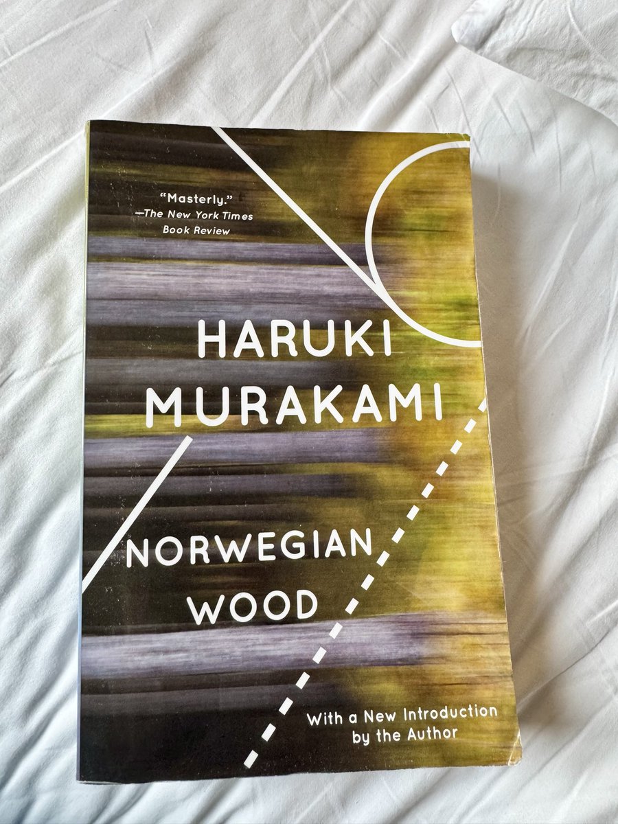 AndyBookWriter's tweet photo. If I could somehow figure out how to trade places with the protagonist. Norwegian Wood has solidified Haruki Murakami in my top Authors. https://t.co/aYxes1ci67
