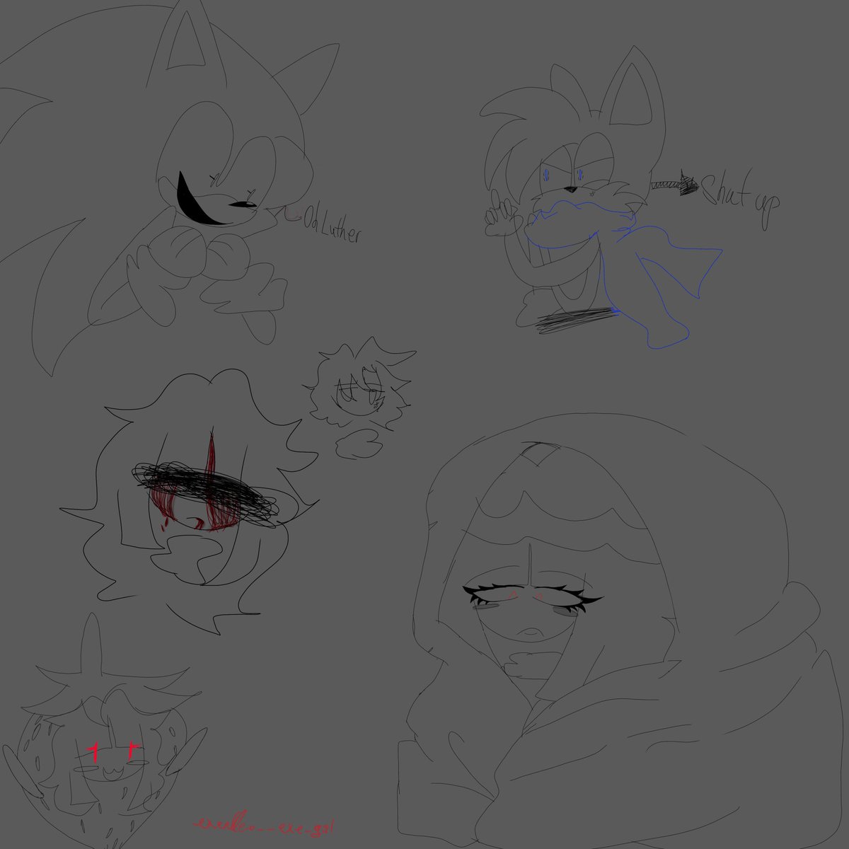 rougetheba20953's tweet photo. New drawing of sarah Henderson I drew it because I haven't drawn in a long time, but don't worry, I'll keep drawing jina and Characters of nightmare being sonicexe
And I will not forget exetior
<3
#sarahneedlemouse #sarahhenderson #needlemouse #exeller #exetior #exes #sonicexe https://t.co/iX094gfP9i