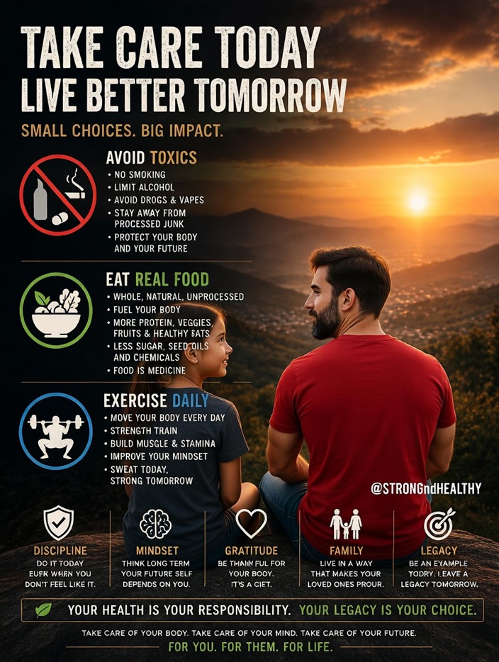 STRONGndHEALTHY's tweet image. GN🌙X-fam

Yes, we could die tomorrow…

But we could also live 40 more years....

I choose to build a body that can carry me through both 💪

#discipline #healthylifestyle #mindset