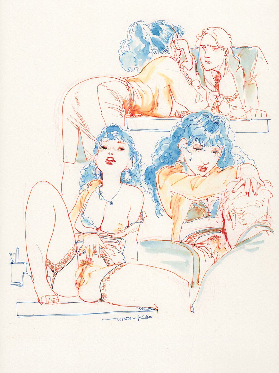 Winton Kidd 🔞has a NEW ARTBOOK on Kickstarter! tweet media