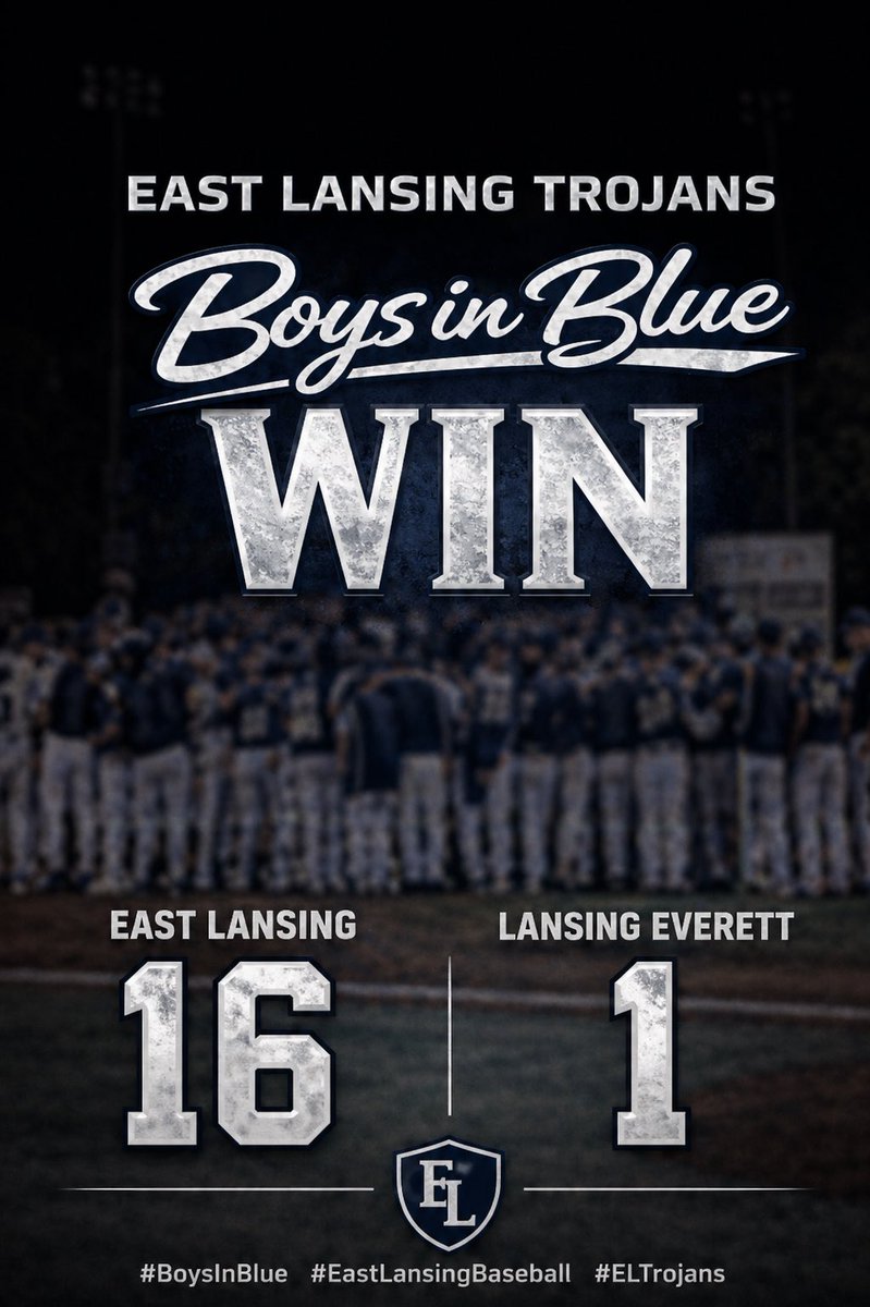 EL_Baseball1's tweet image. #boysinblue
#eastlansingbaseball
#trojans
